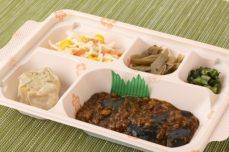 麻婆茄子（角一味噌）