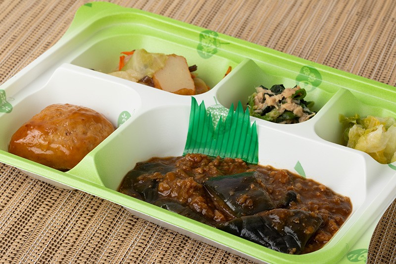 麻婆茄子（角一味噌）