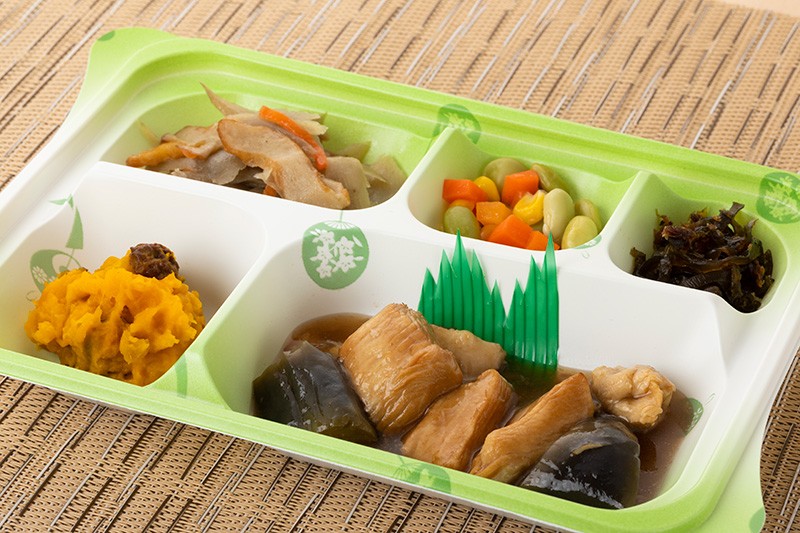 鶏肉と茄子の黒酢あん