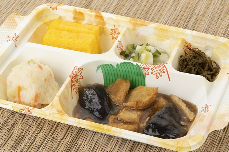 鶏肉と茄子の黒酢あん