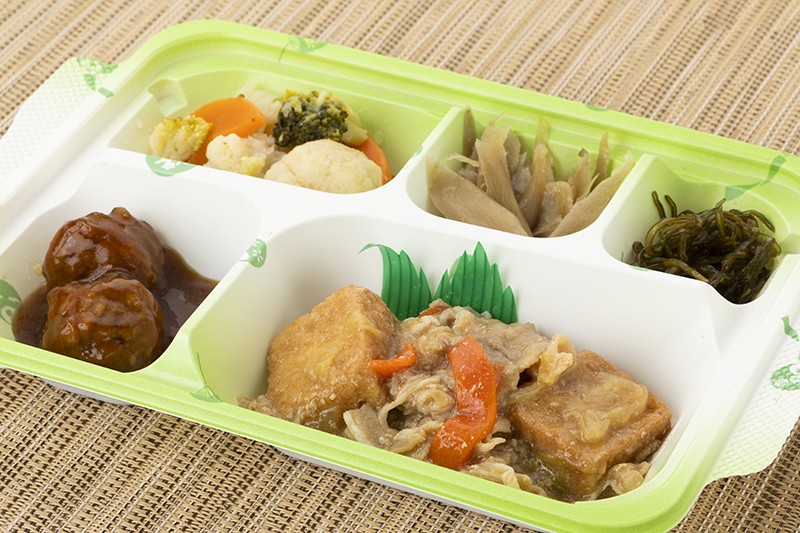 厚揚げと豚肉の中華仕立て