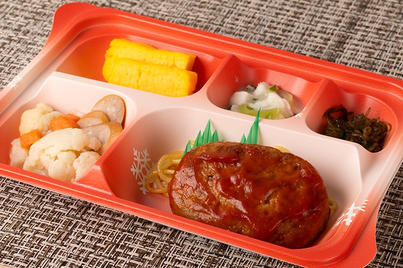 トマトソースハンバーグ