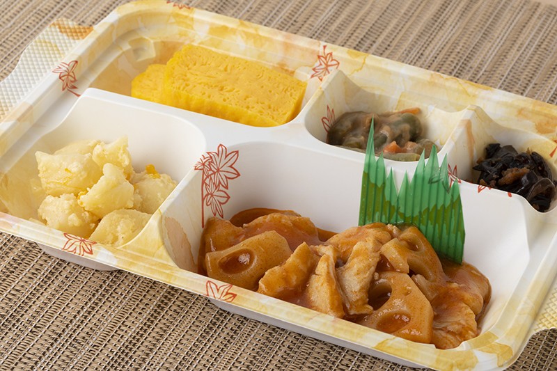 鶏肉と蓮根のチリソース