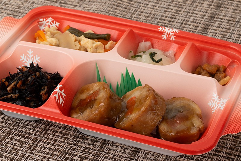 鶏肉の二色巻き