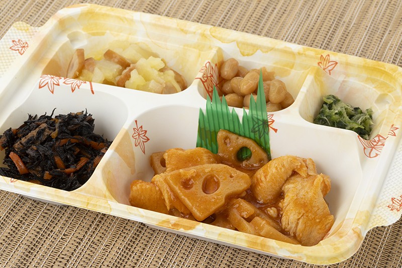 鶏肉と蓮根のチリソース