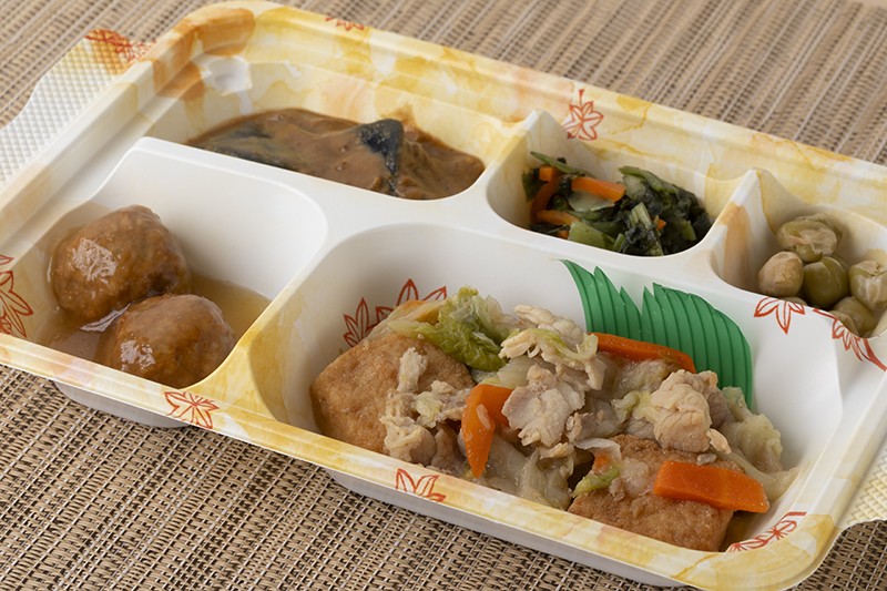 厚揚げと豚肉の中華仕立て
