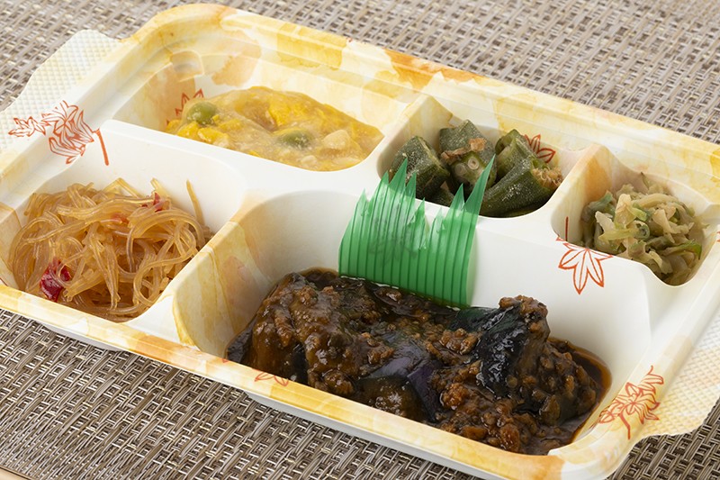 麻婆茄子（角一味噌）