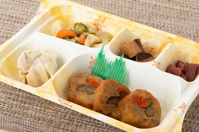 鶏肉の二色巻き